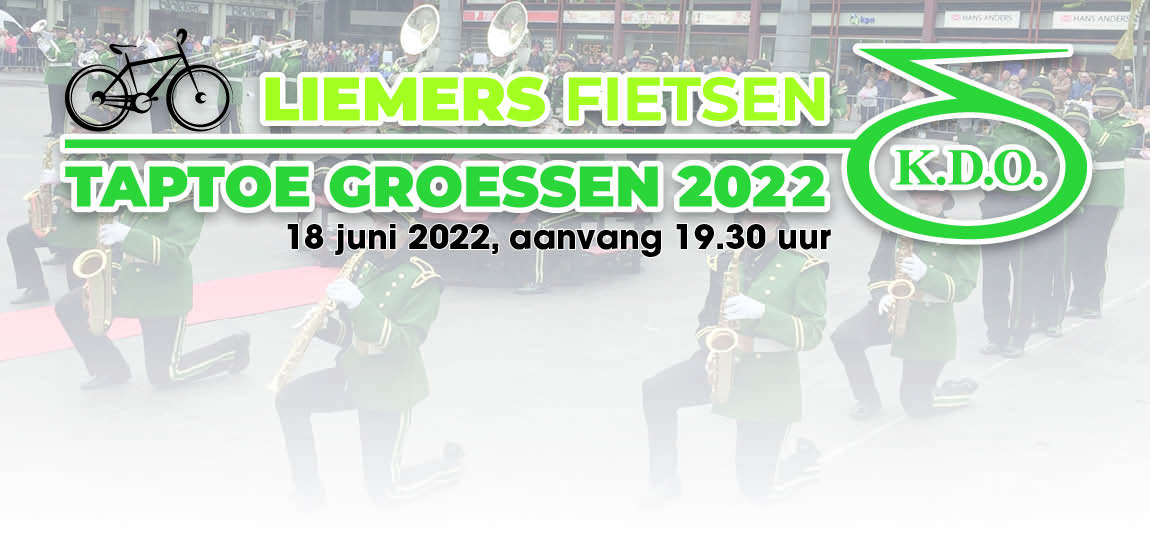Logo Taptoe Groessen 2022 - met datum